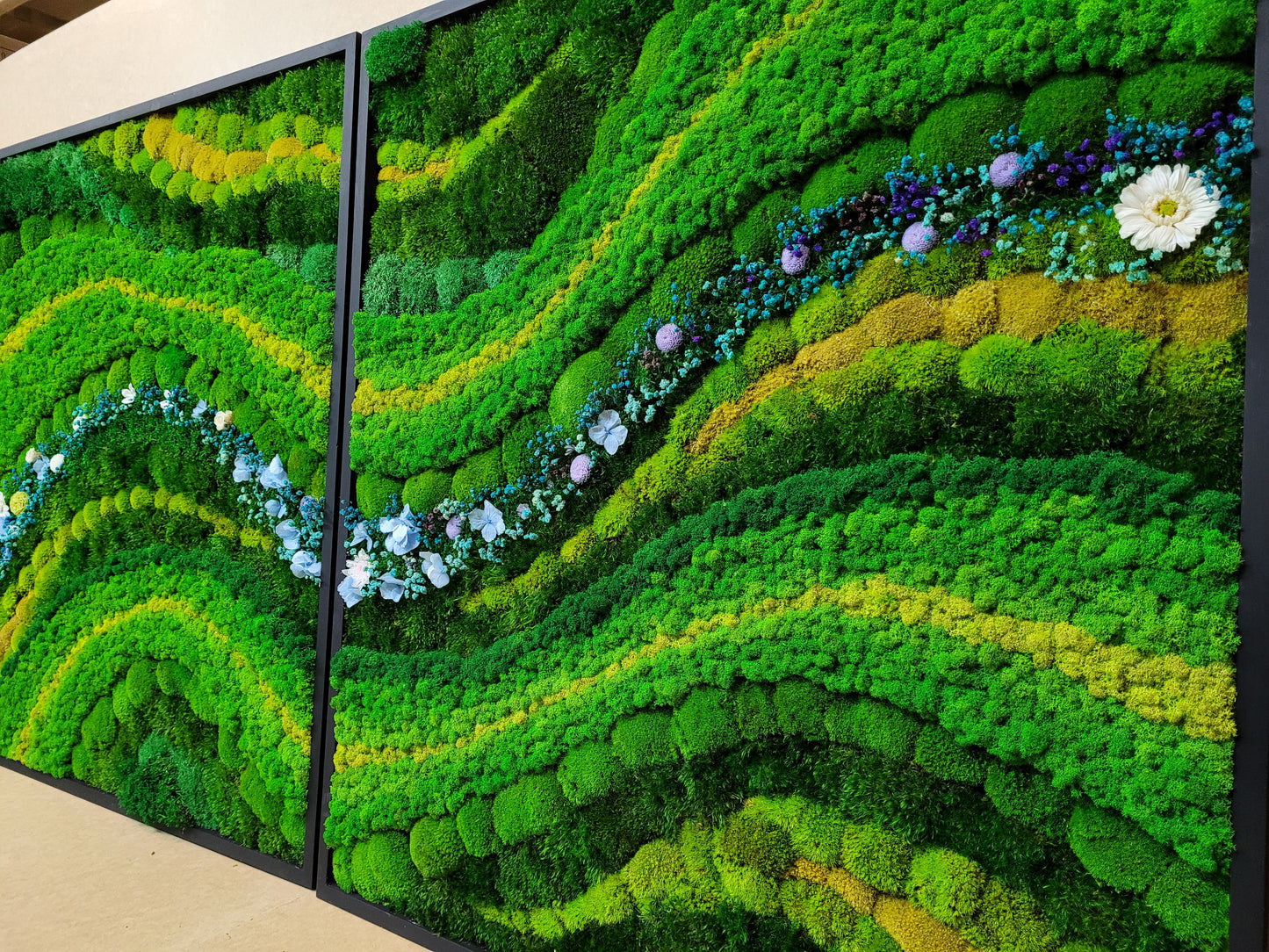 Preserved Moss Art Framed