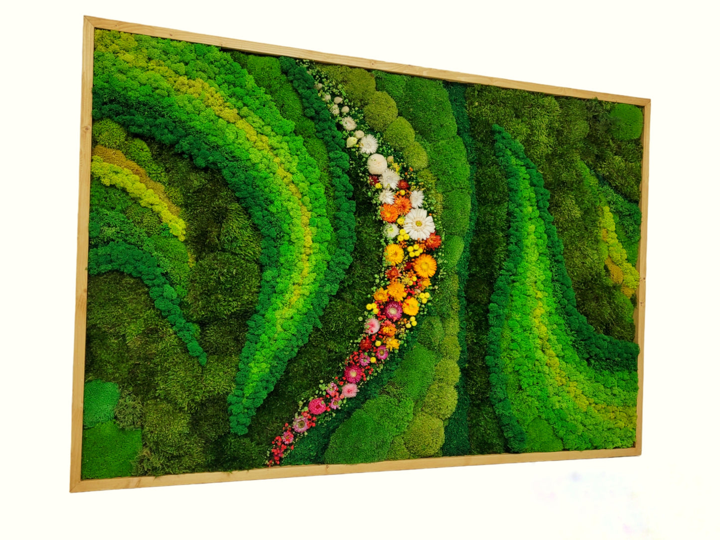 Magical Moss picture with flowers