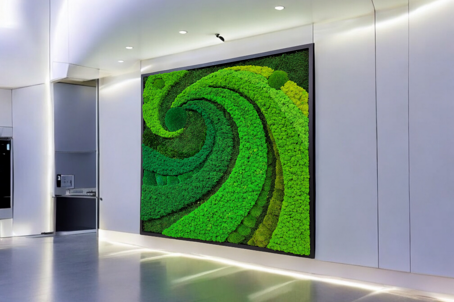 Moss frame, Moss Wall Art, Nature Room Decor, Art Modern wall
