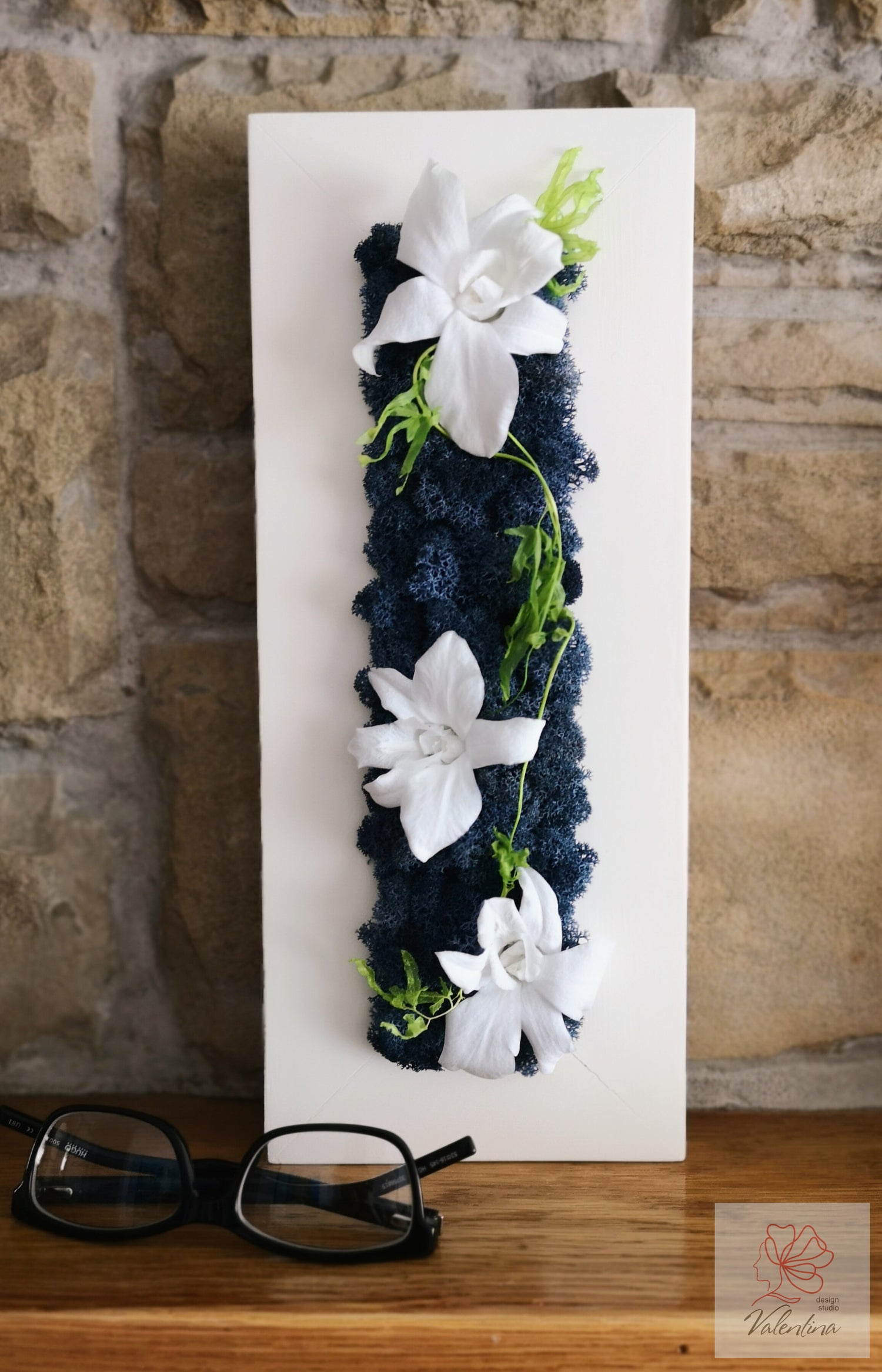 moss and flowers