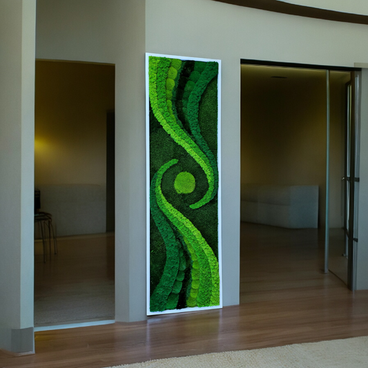 Moss frame,  Moss Wall Art,  Nature Room Decor, Art Modern wall