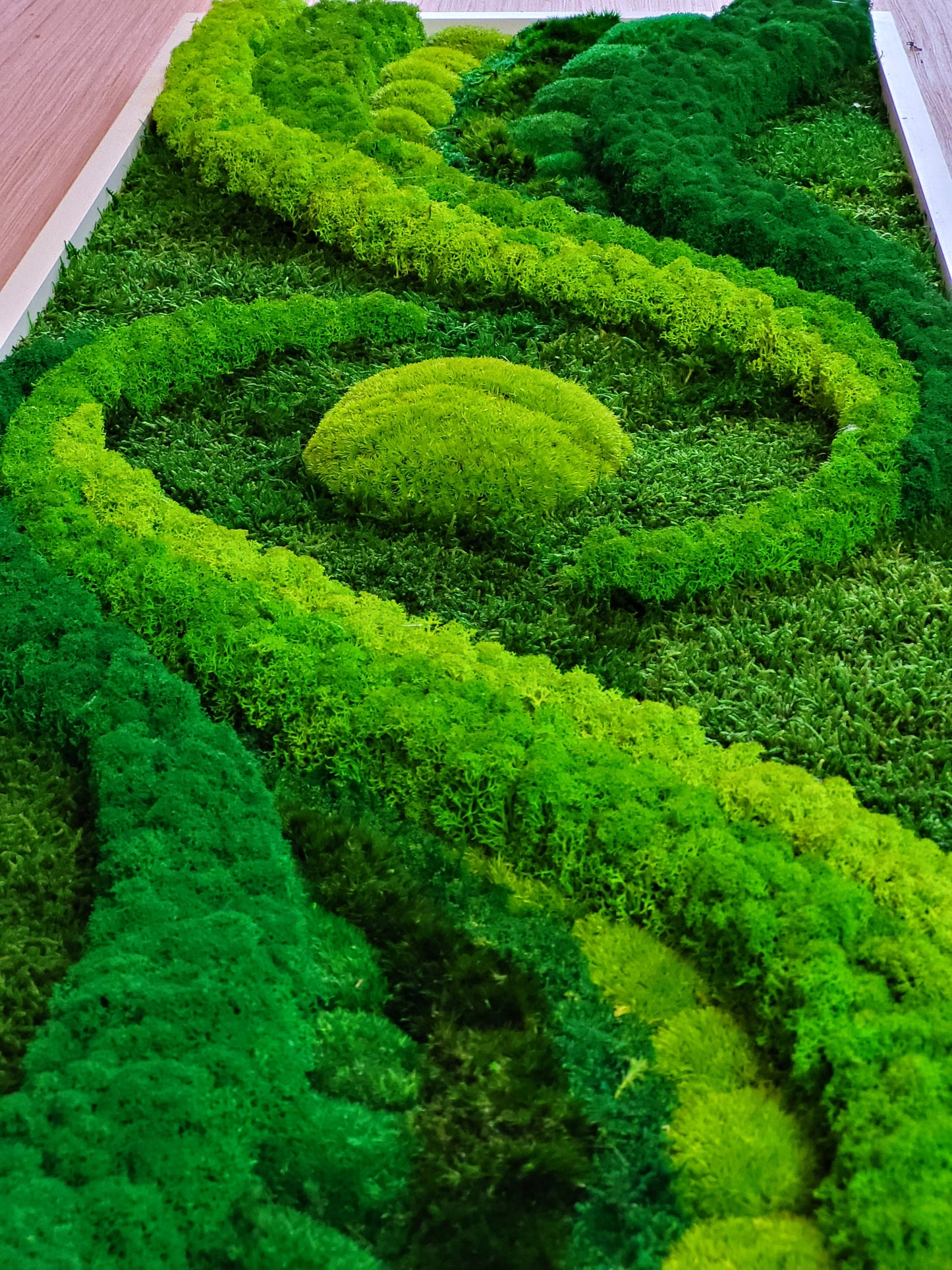Moss frame,  Moss Wall Art,  Nature Room Decor, Art Modern wall