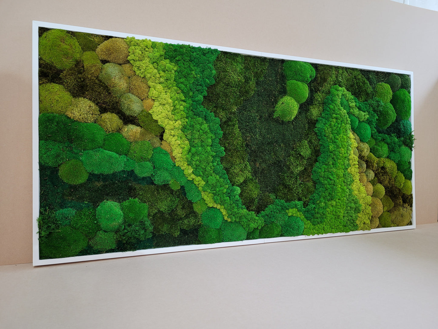 Moss frame,  Moss Wall Art,  Nature Room Decor, Art Modern wall