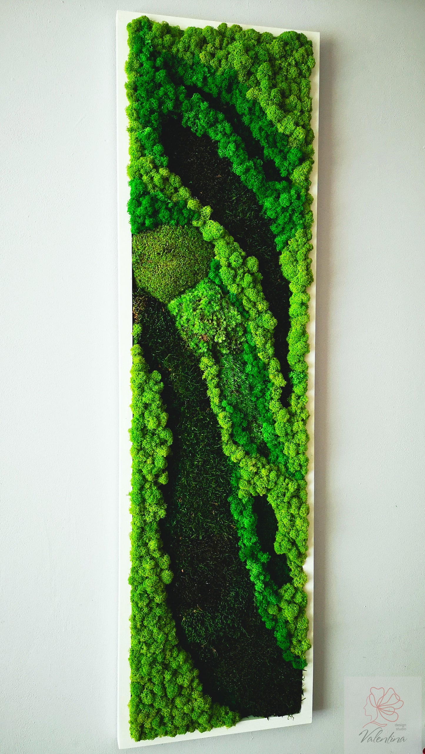 Moss frame,  Moss Wall Art,  Nature Room Decor, Art Modern wall